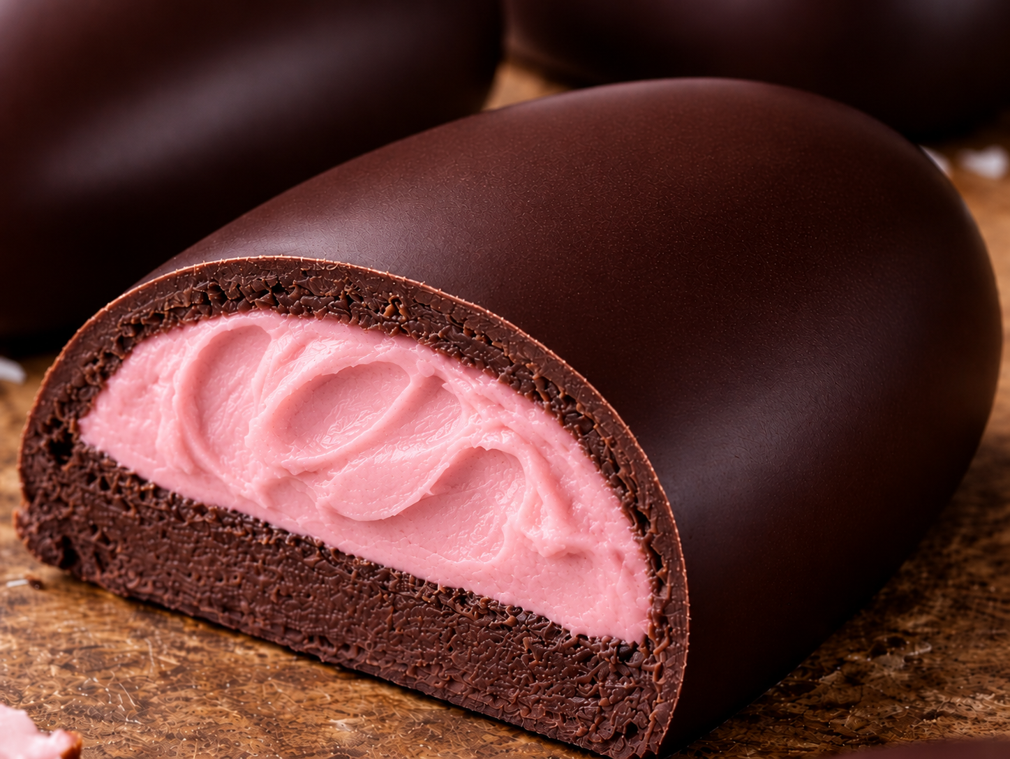 1.5 oz. Dark Chocolate Raspberry Egg