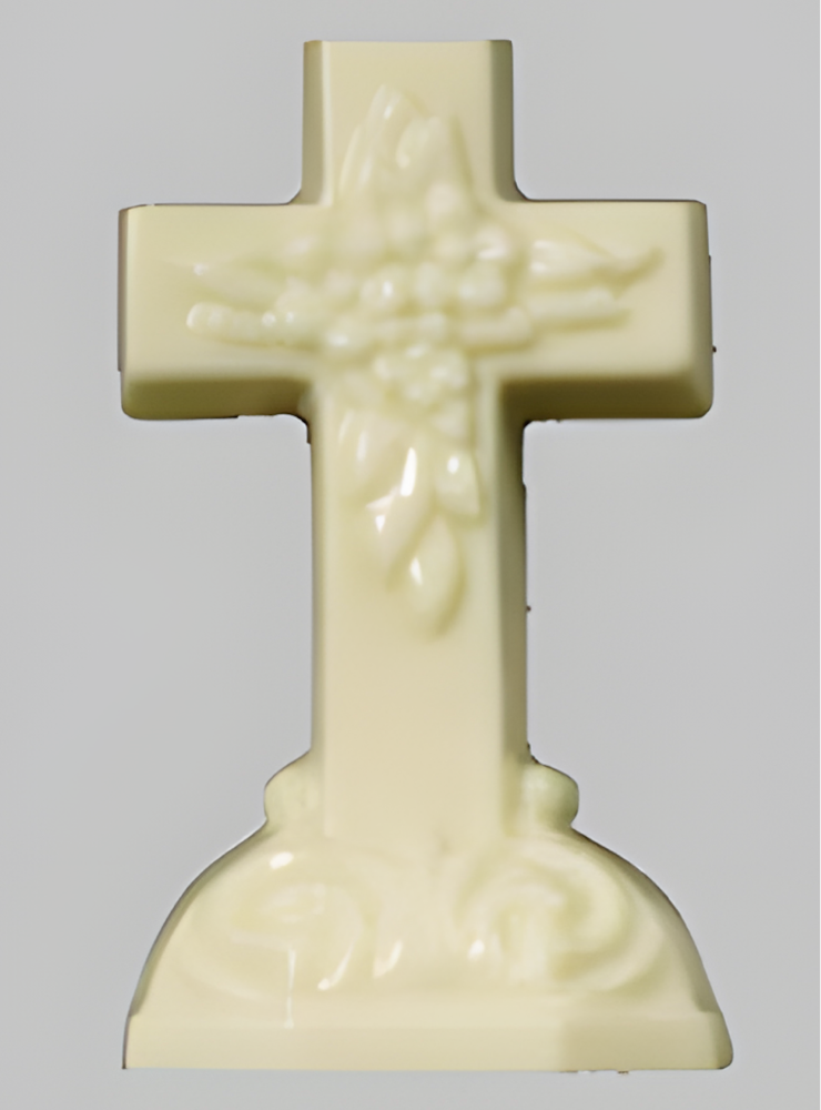 3.75 oz. White Chocolate Cross