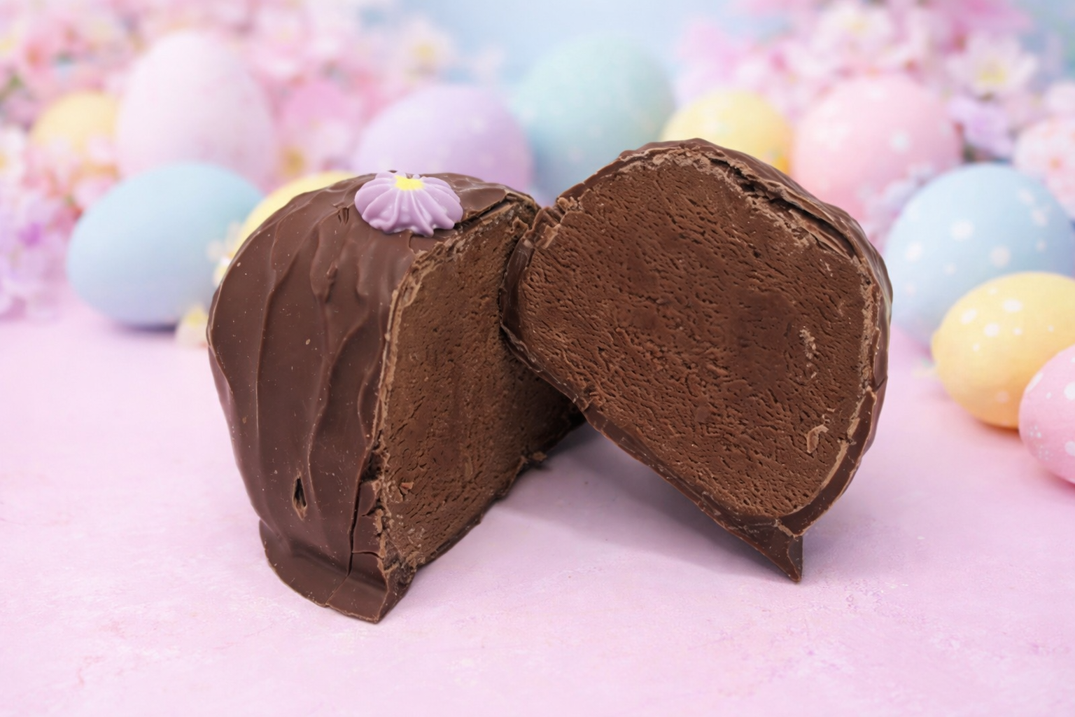 1/2 lb. Premium Milk Chocolate Fudge Egg