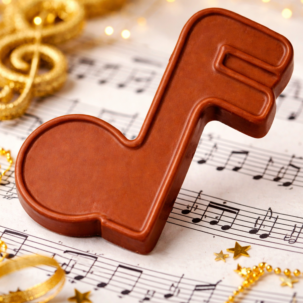 New! 2.5 Milk Chocolate Music Note
