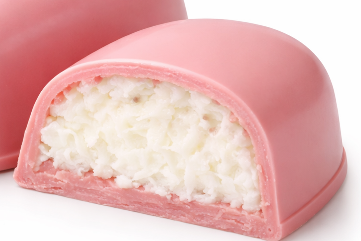 New! 1.5 oz. Pink Coconut Bon Bon