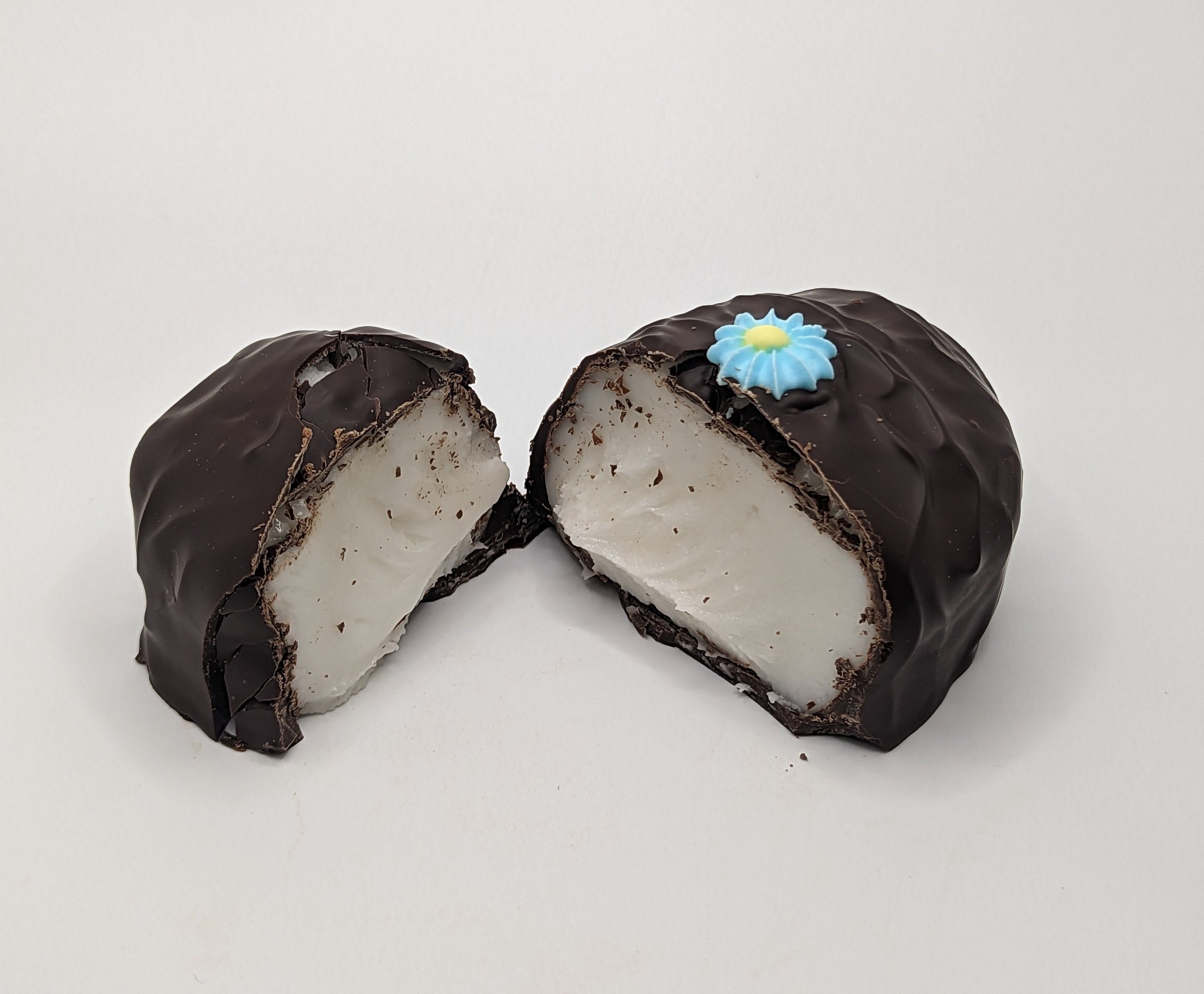 1/2 lb. Dark Chocolate Vanilla Butter Cream Egg
